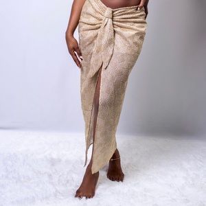 Cleopatra vibe knotted skirt